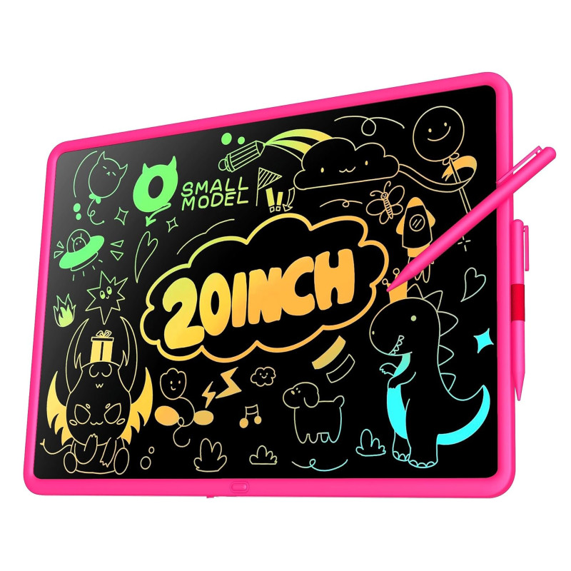 20inch Rechargeable LCD Tablets pink